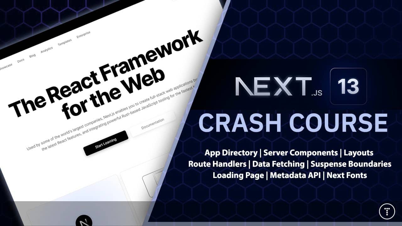 Next.js 13 Crash Course