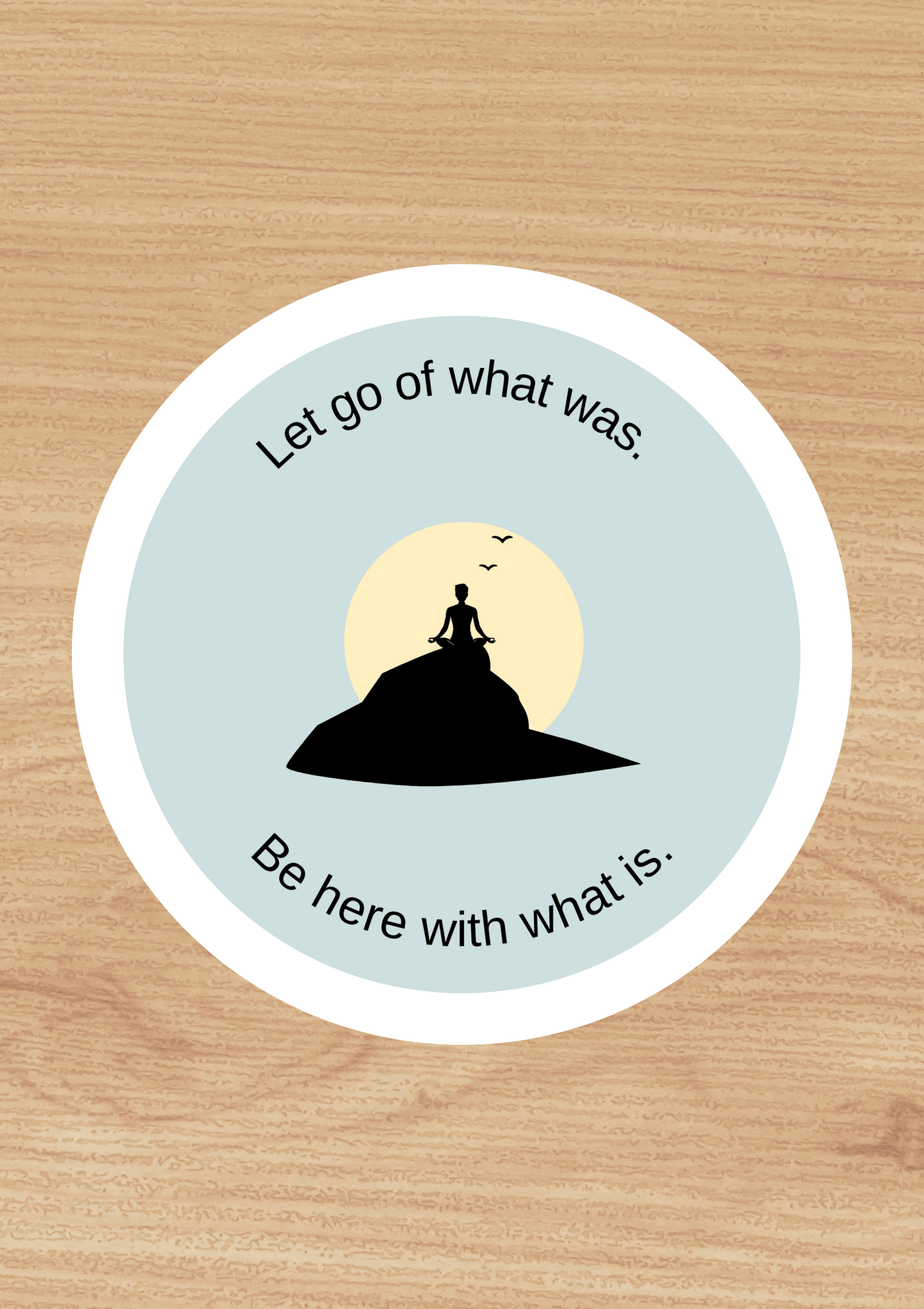 Meditation Sticker