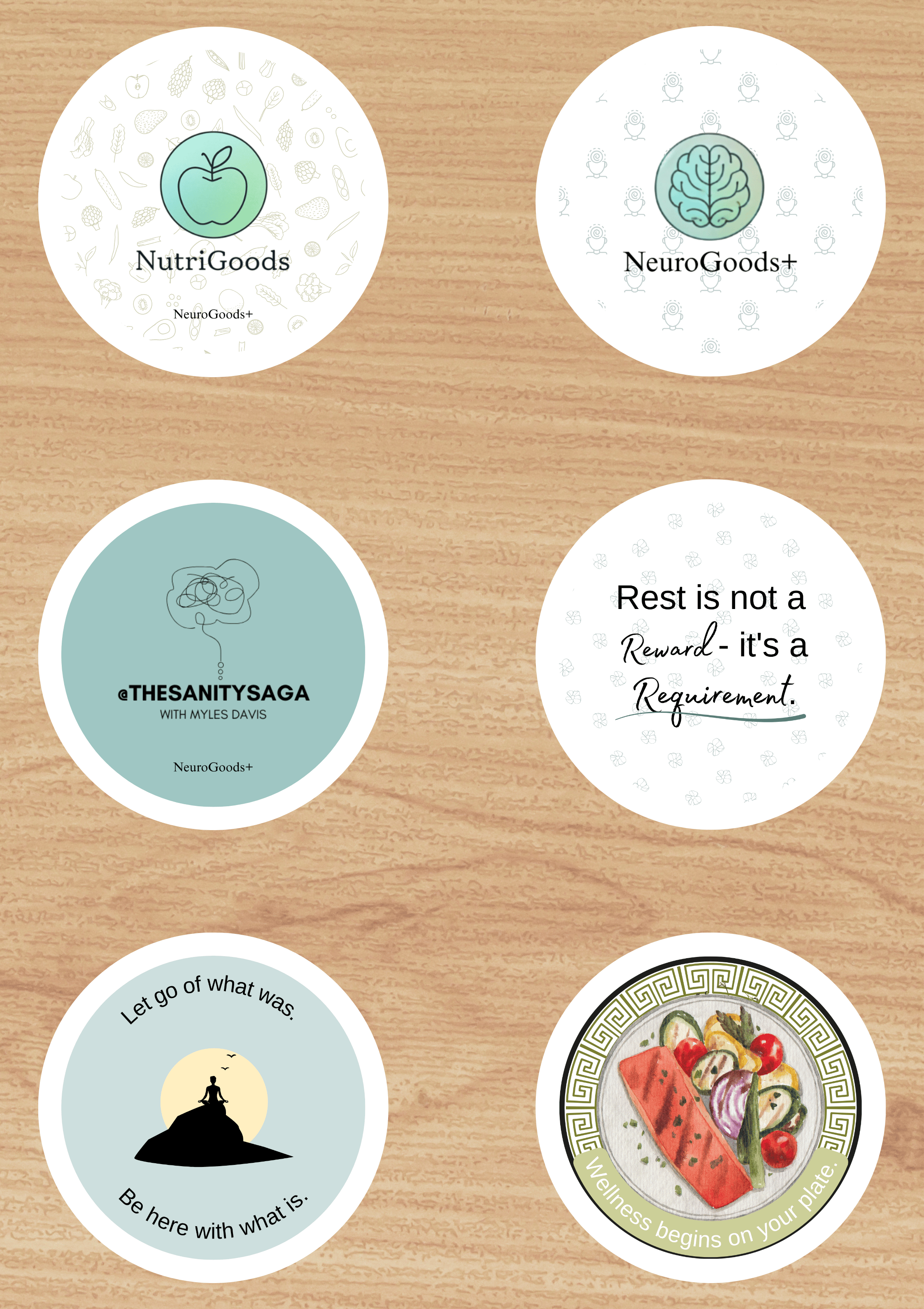 NutriGoods + NeuroGoods Sticker Bundle