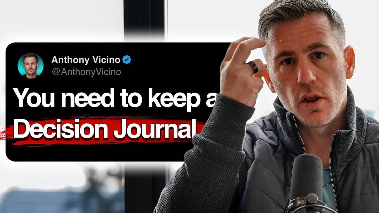 decision journal with anthony vicino