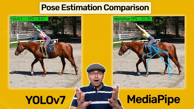 YOLOv7-Pose vs Mediapipe Video