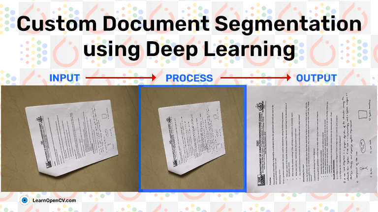 Document Scanning with DeepLabv3+ Semantic Segmentation using PyTorch
