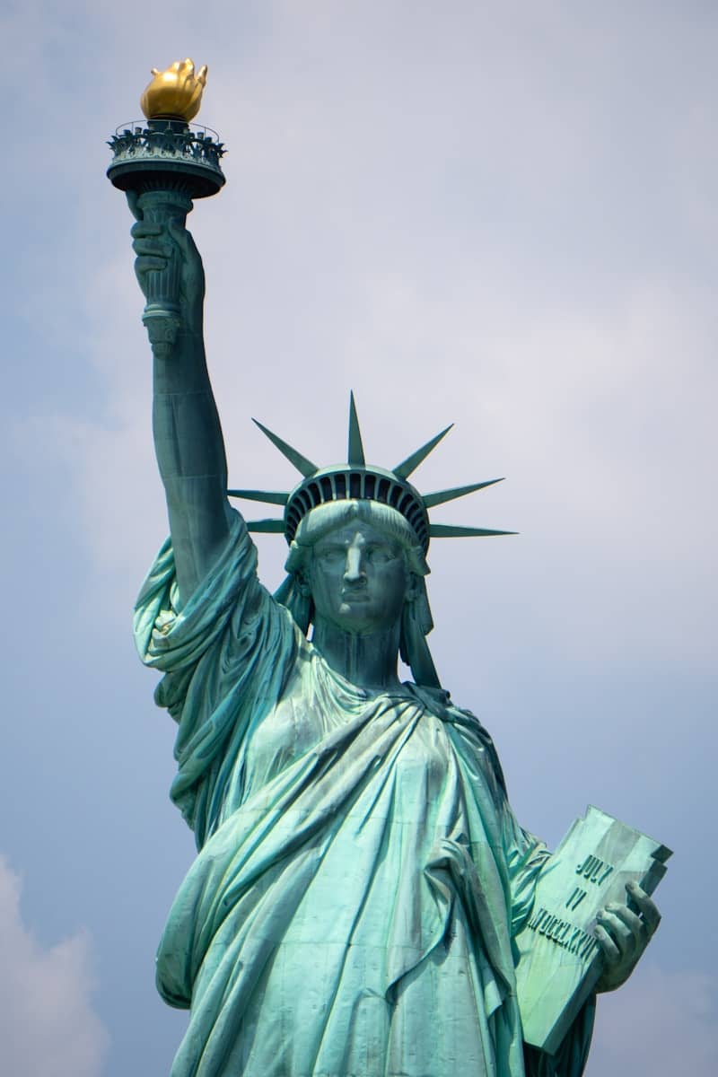 The statue of liberty is a symbol of freedom.