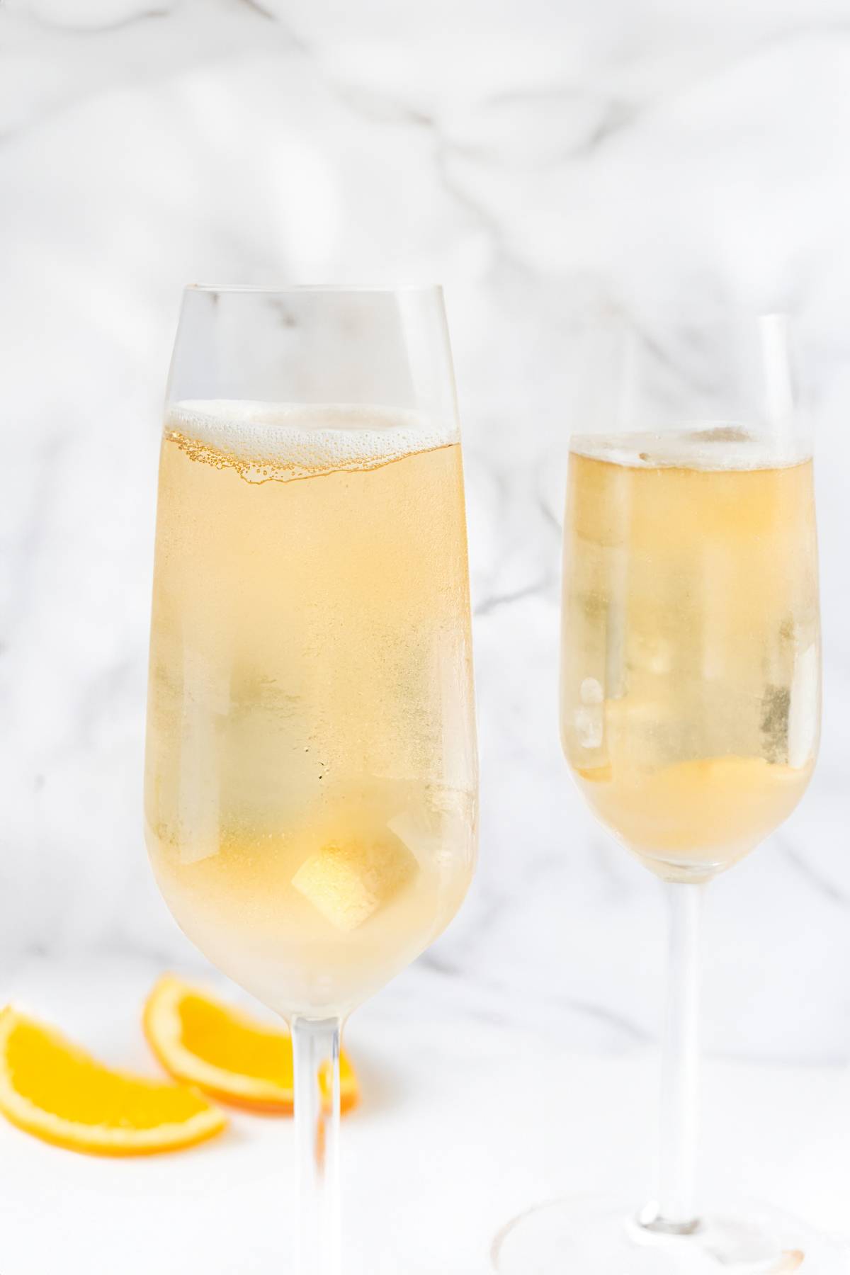 bubbly champagne cocktail