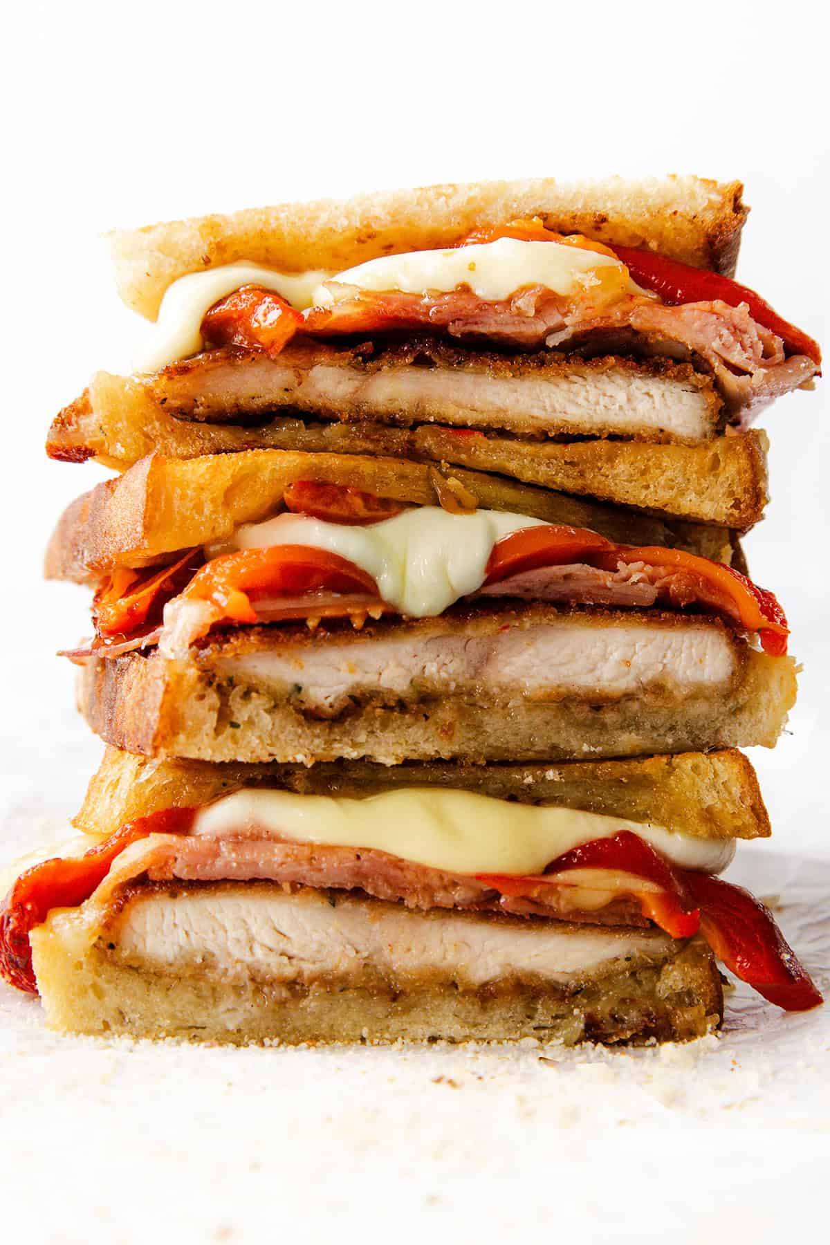 italian chicken cutlet sandwich