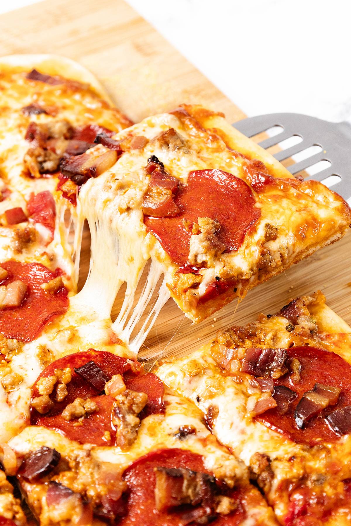 meat lovers pizza