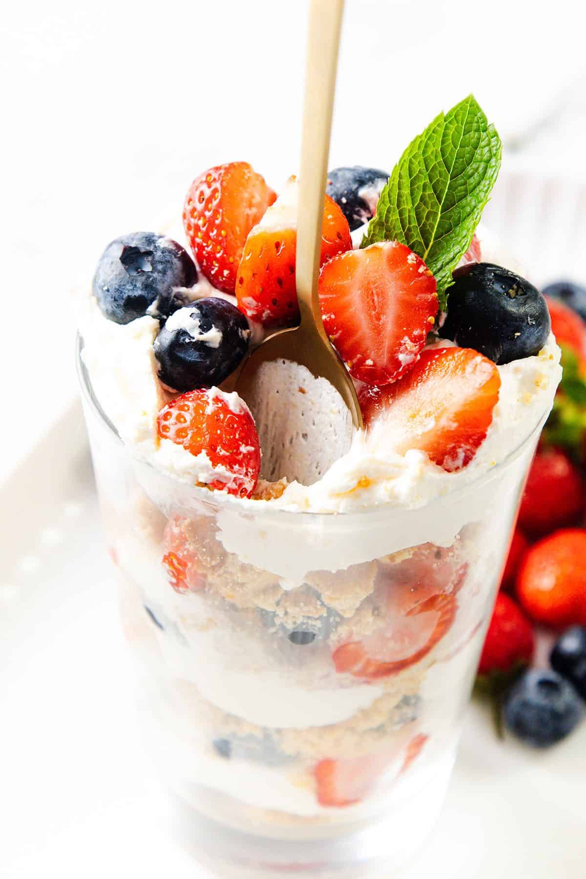 lemon cream parfait