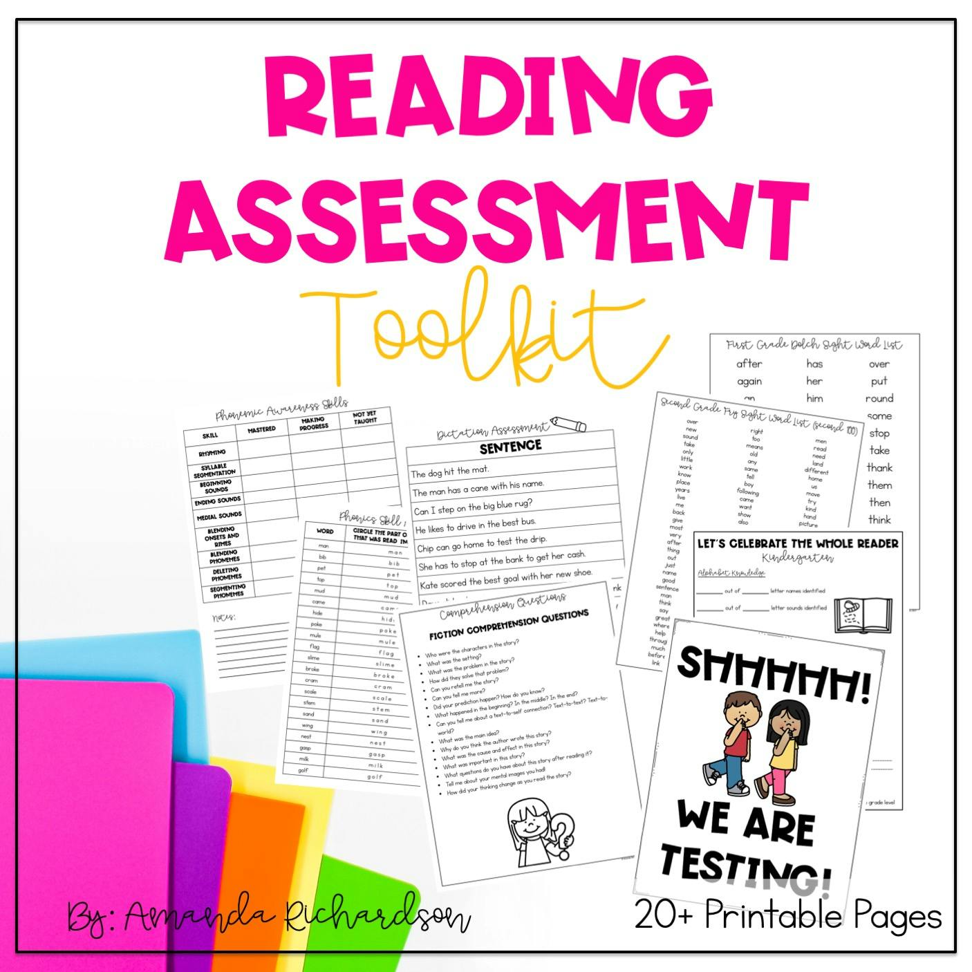 assessment evaluation reading assignment