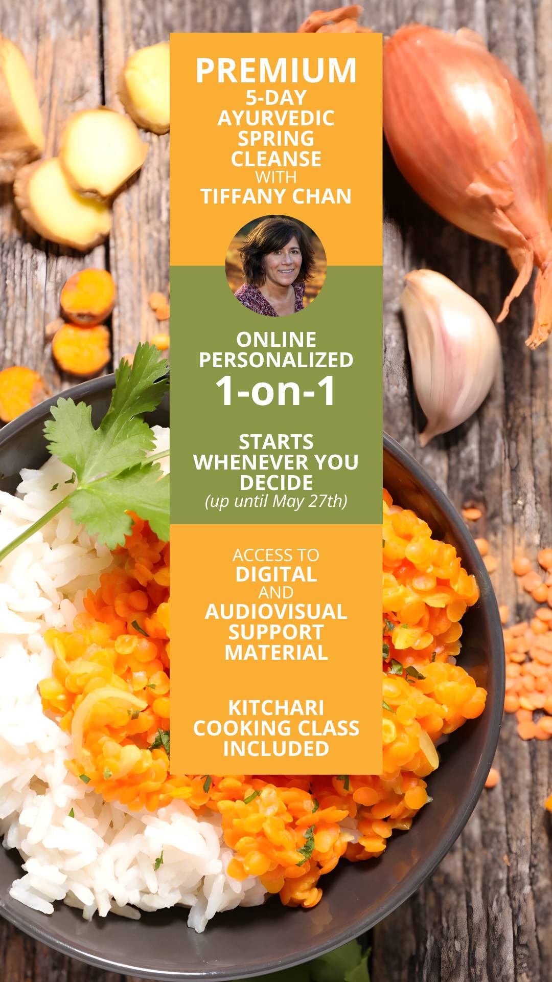 PREMIUM 5-Day Ayurvedic Spring Cleanse with Tiffany Chan