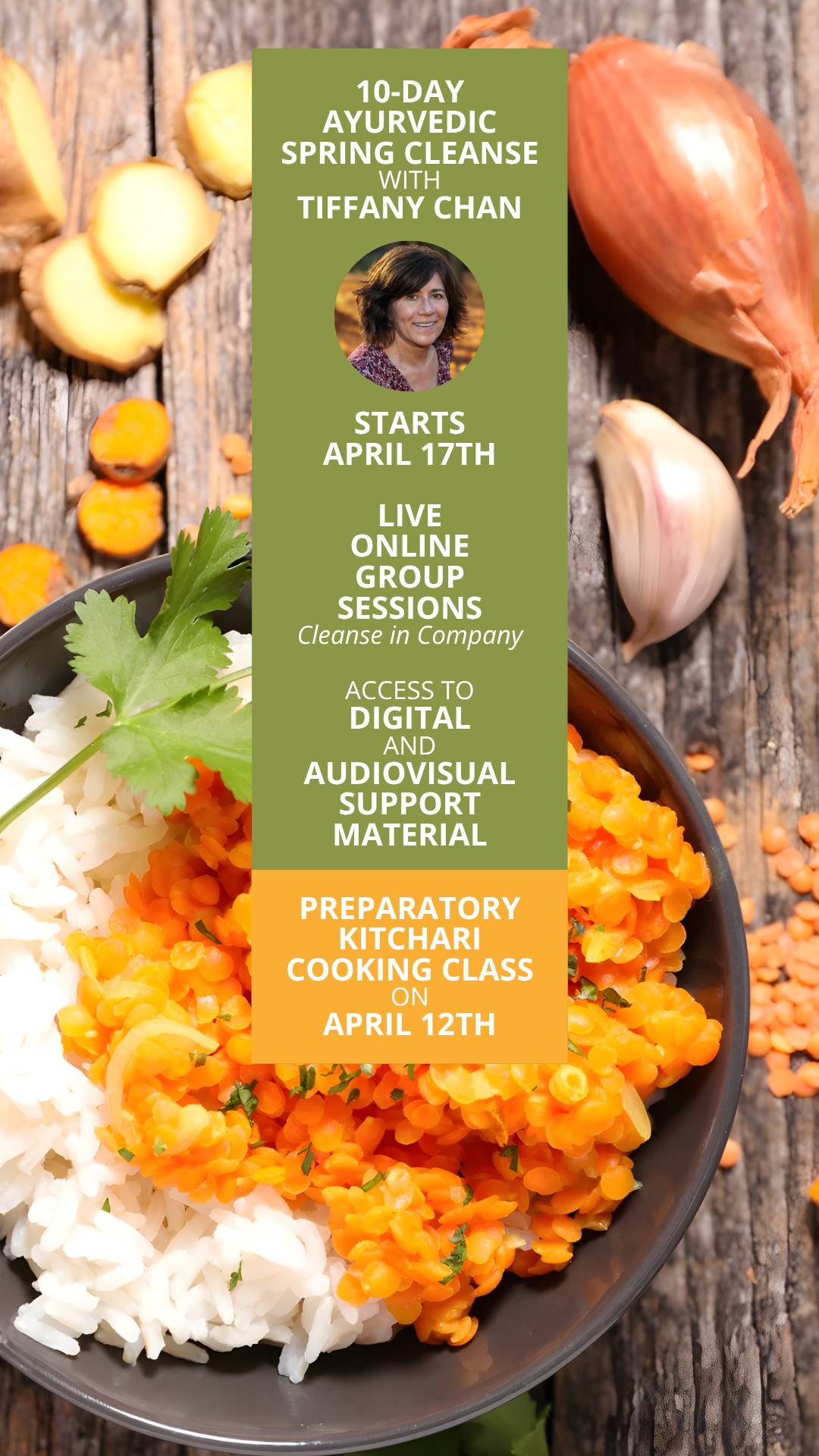 10-Day Ayurvedic Spring Cleanse with Tiffany Chan