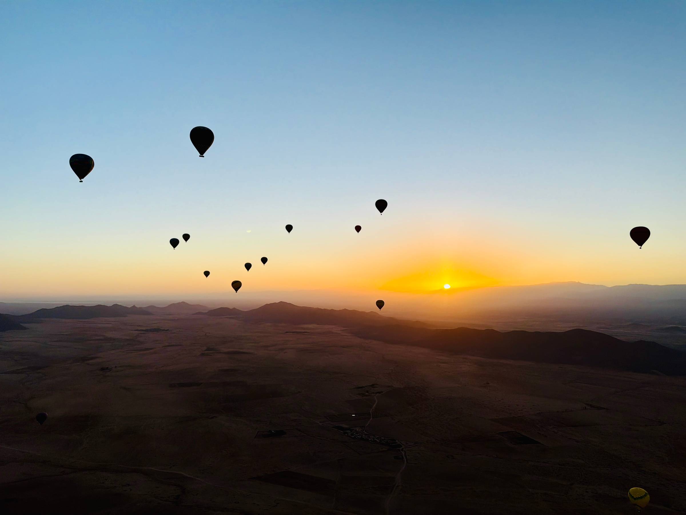 Hot Air Balloons over Marrakech
