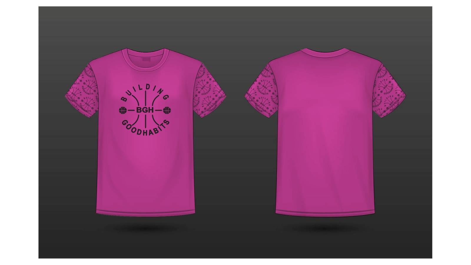 BGH "Traditional" Tee - Hot Pink