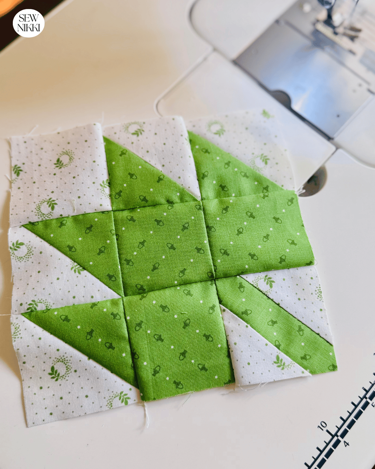 free maple leaf block quilt pattern 