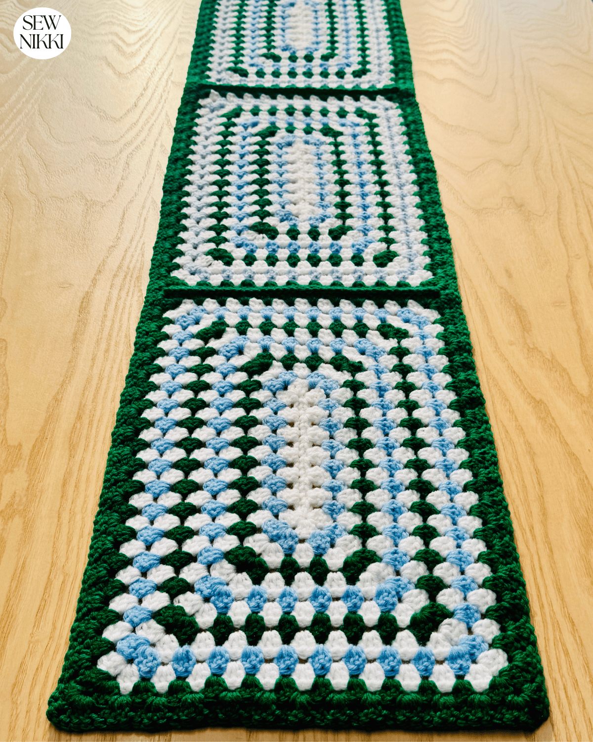 Granny Paddy Table Runner Crochet Pattern