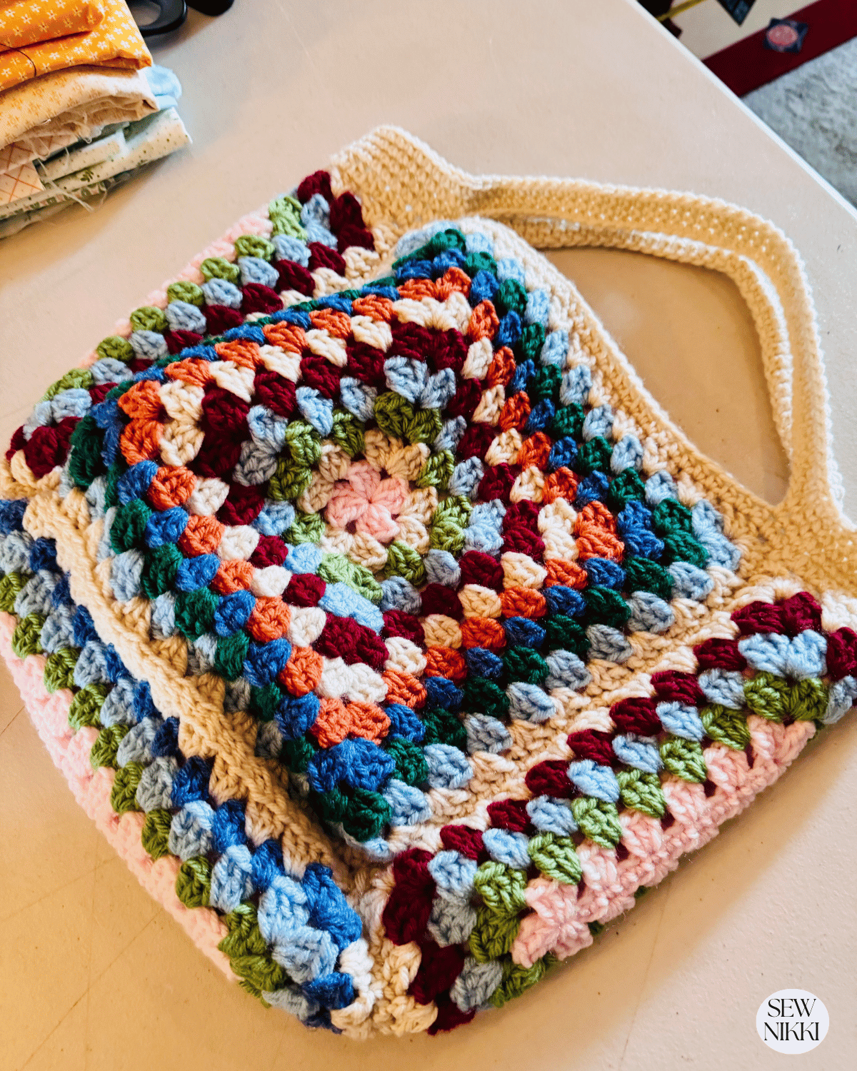 step by step crochet bag pattern by sew nikki