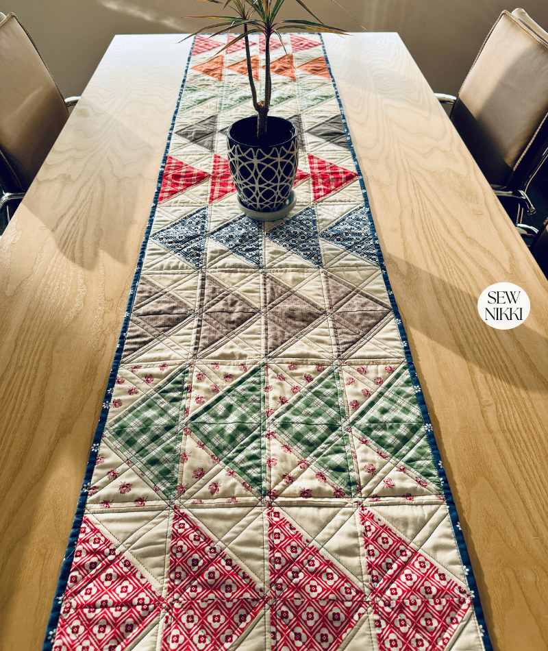 Flying Geese Table Runner Quilt Pattern