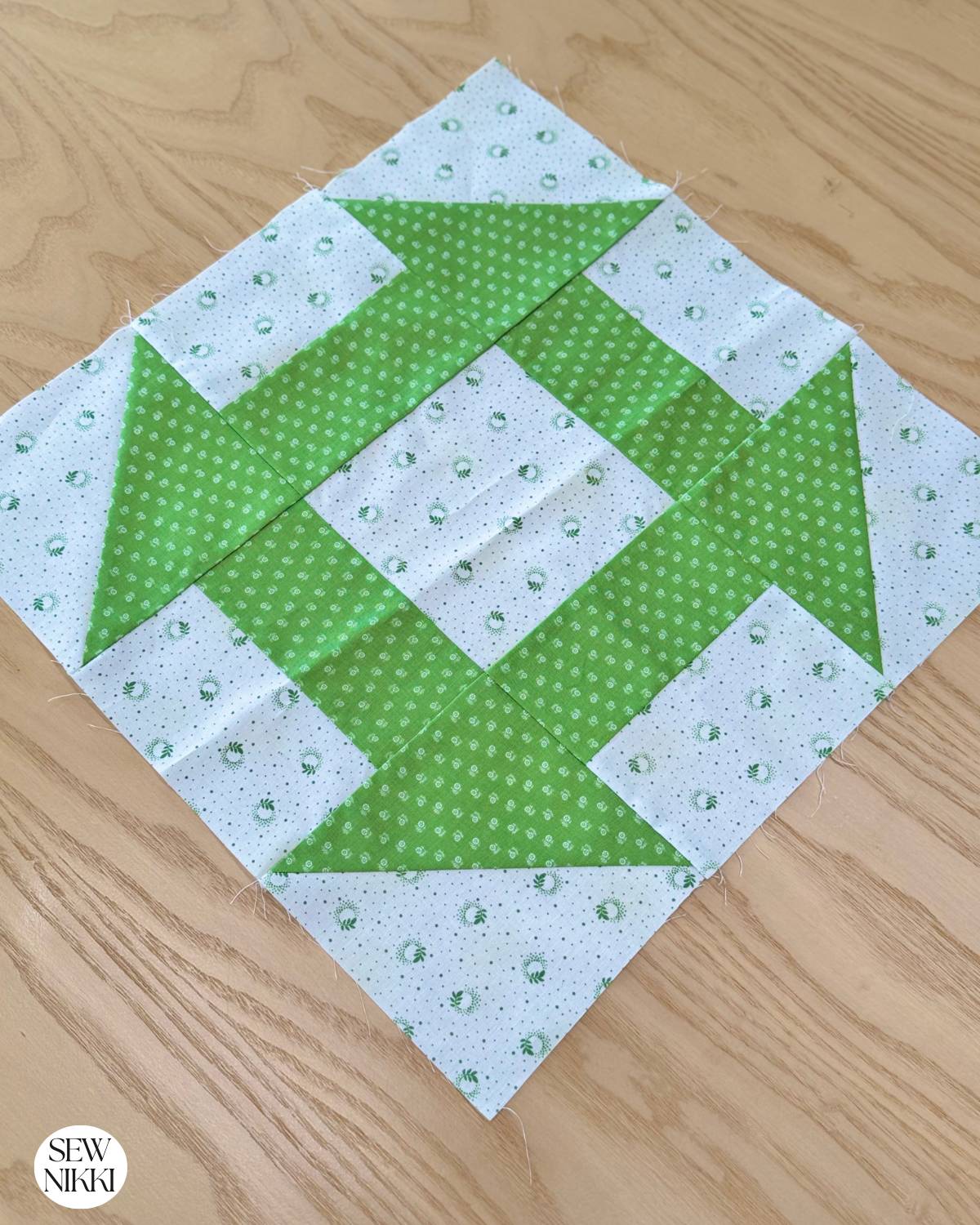 Churn Dash Quilt Block Pattern