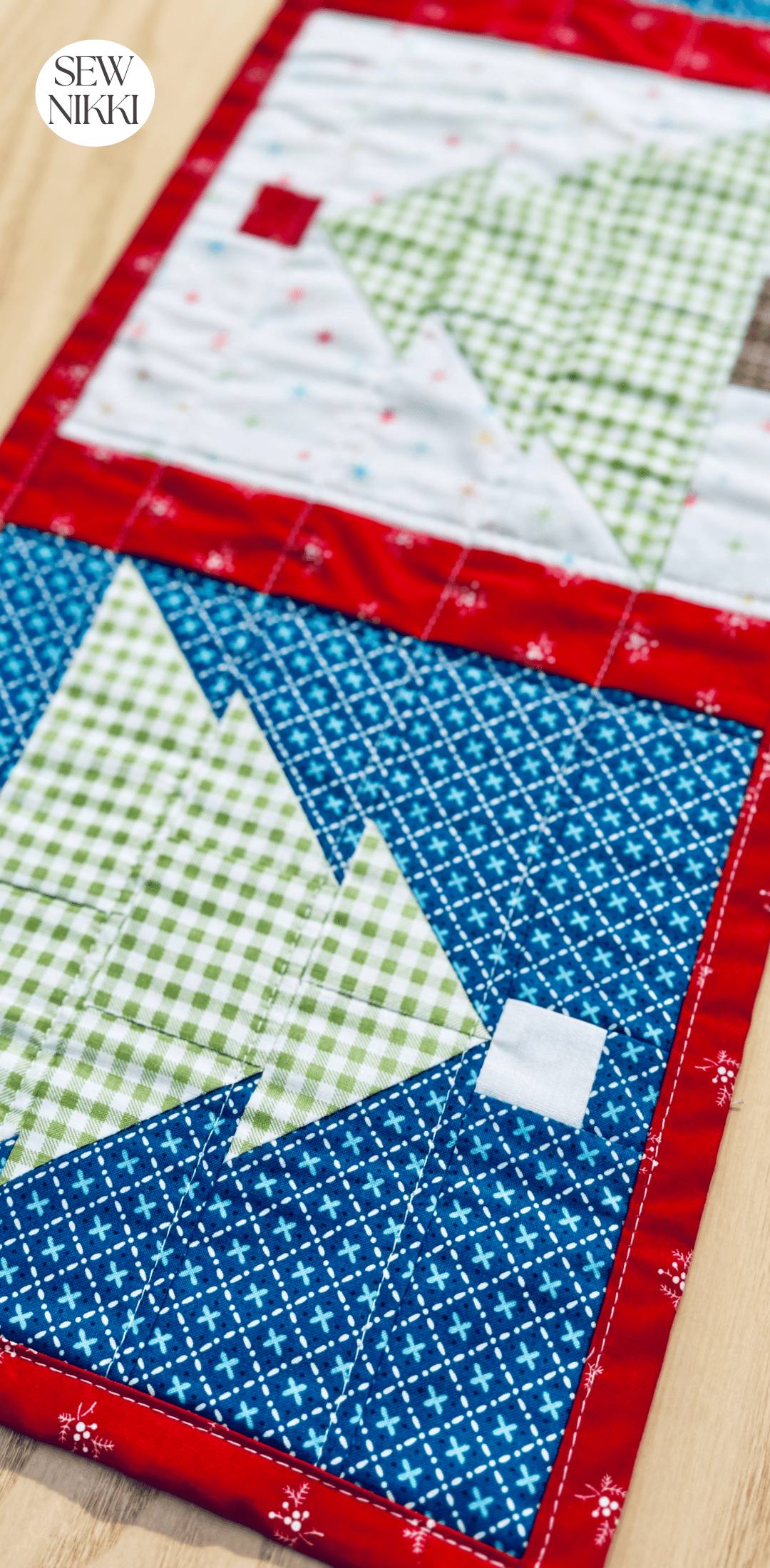 Christmas Tree Table Runner Quilt Pattern