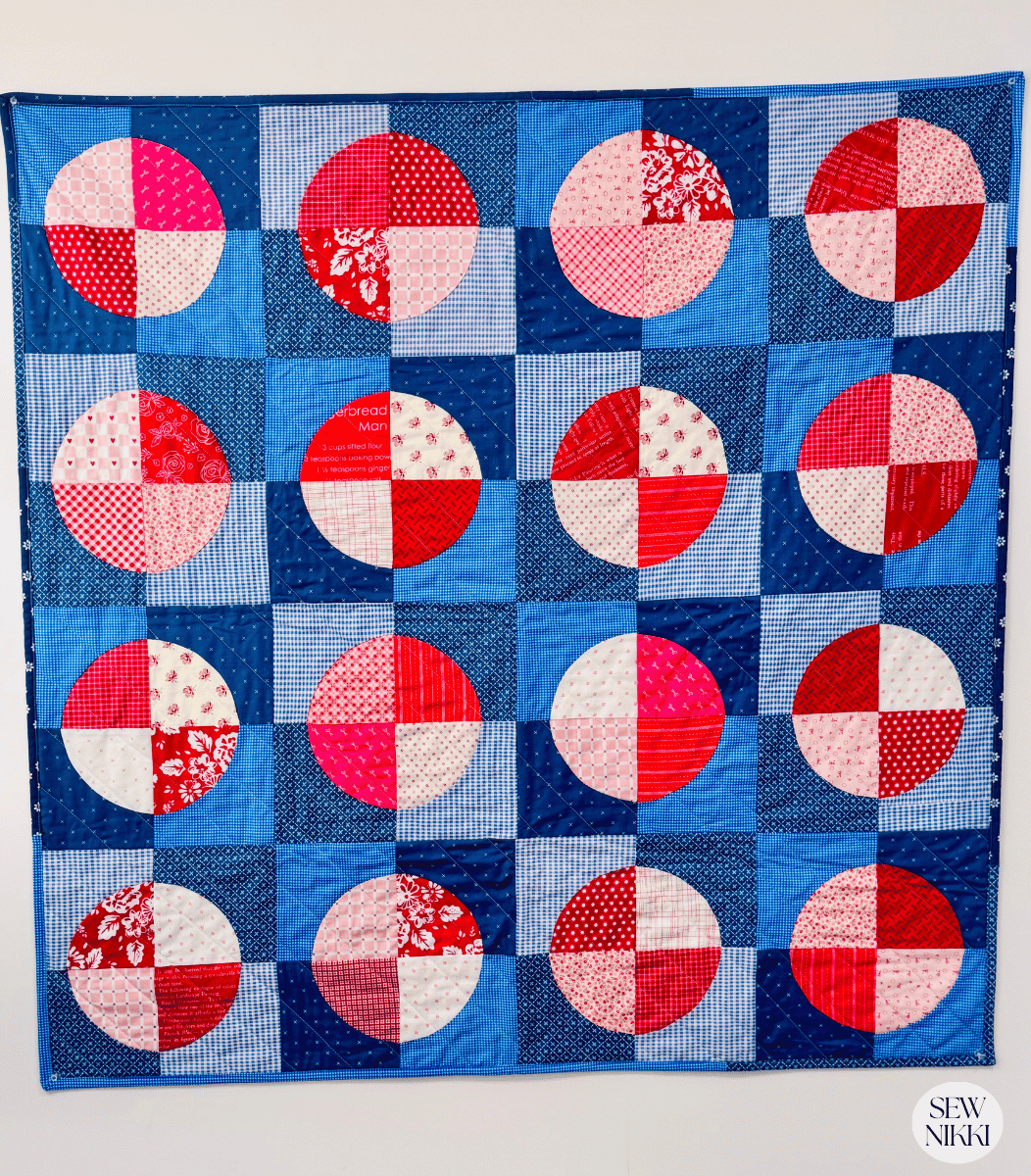 baby quilt pattern, free circle quilt pattern
