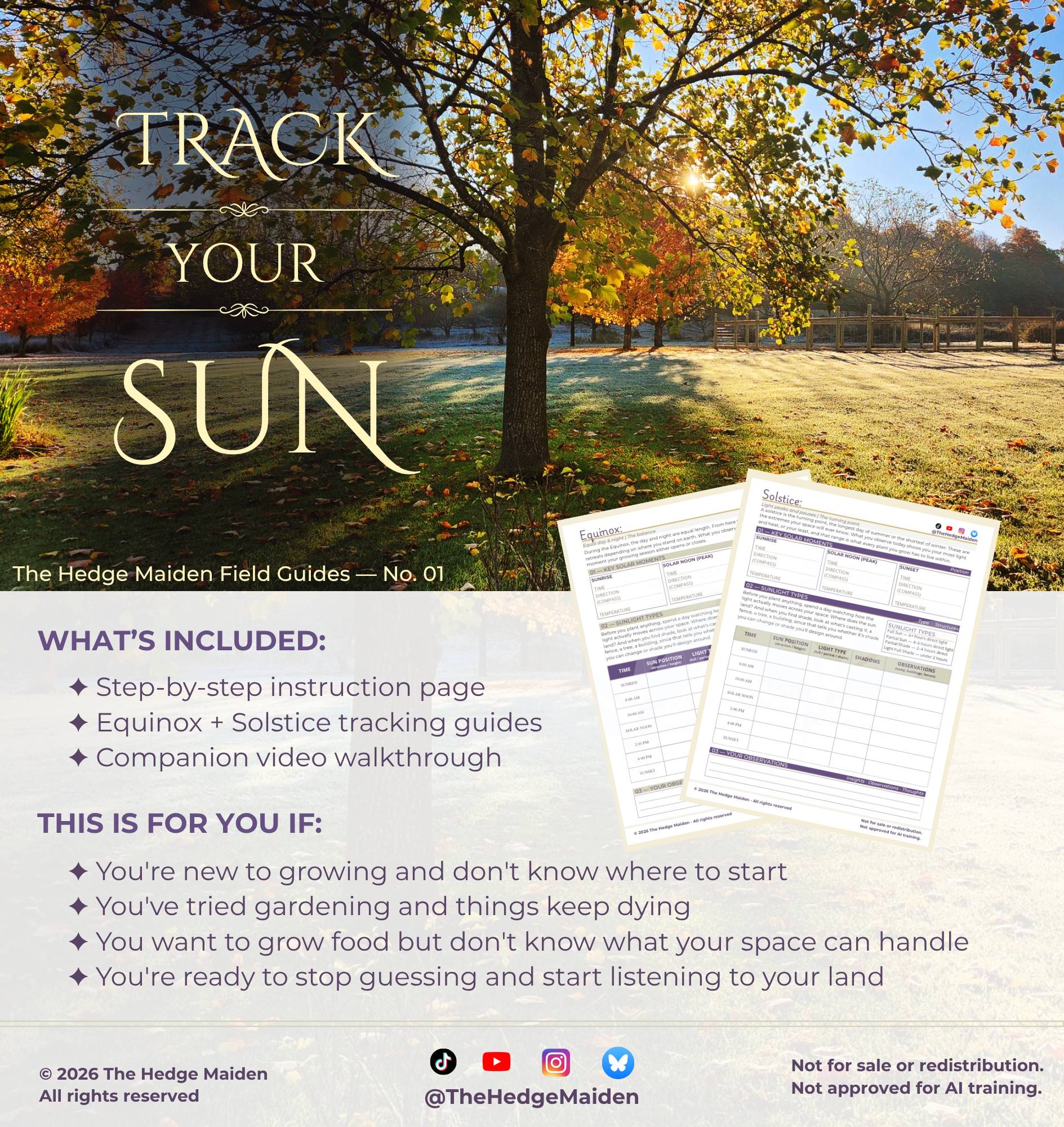 Track Your Sun — A Tracking Guide for Growers