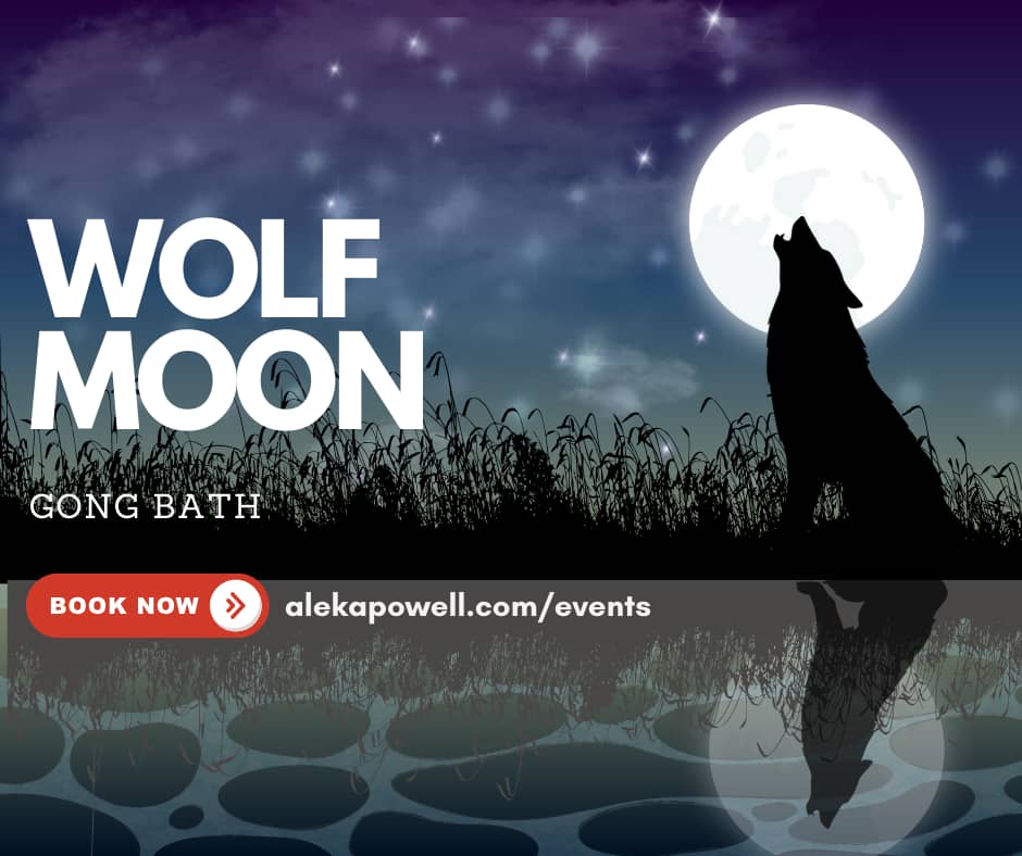 Wolf Moon Gong Bath near Yeovil, Somerset/West Dorset