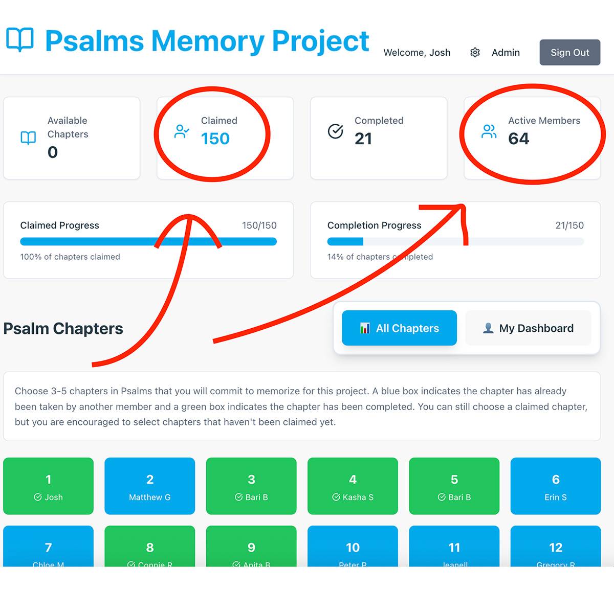 Psalms Project by Bible Memory Goal