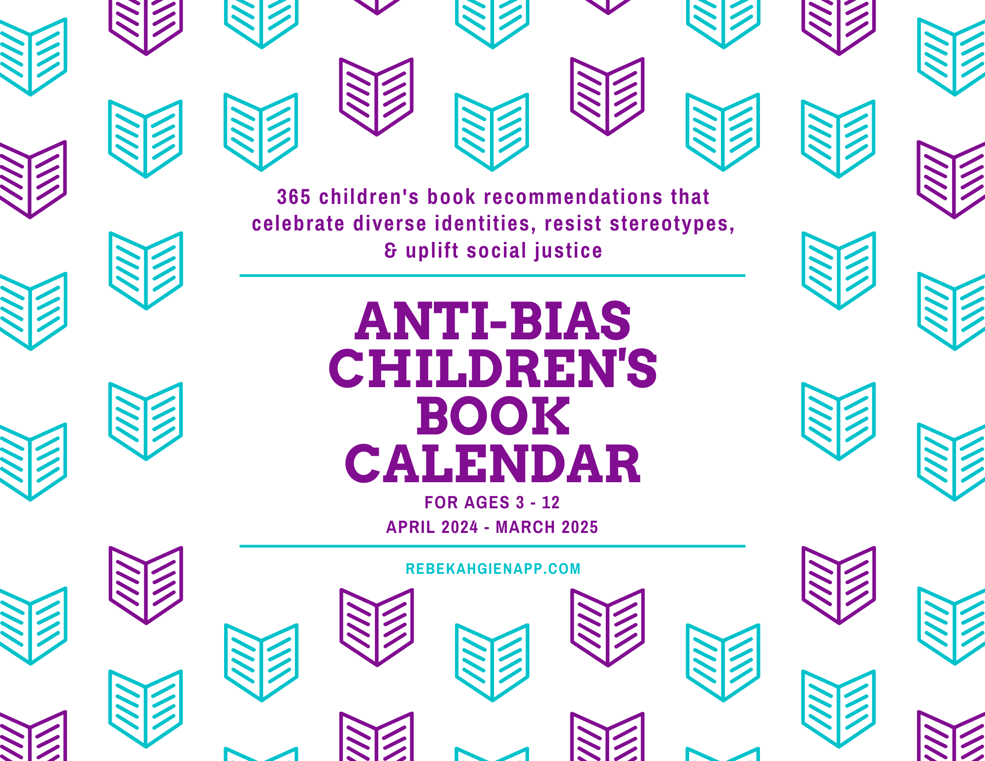 Anti-bias children's book calendar