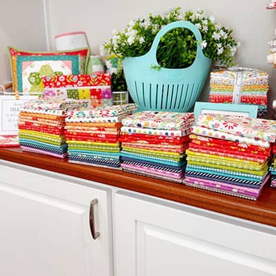 Scrappy fabrics by Sherri & Chelsi for Moda Fabrics
