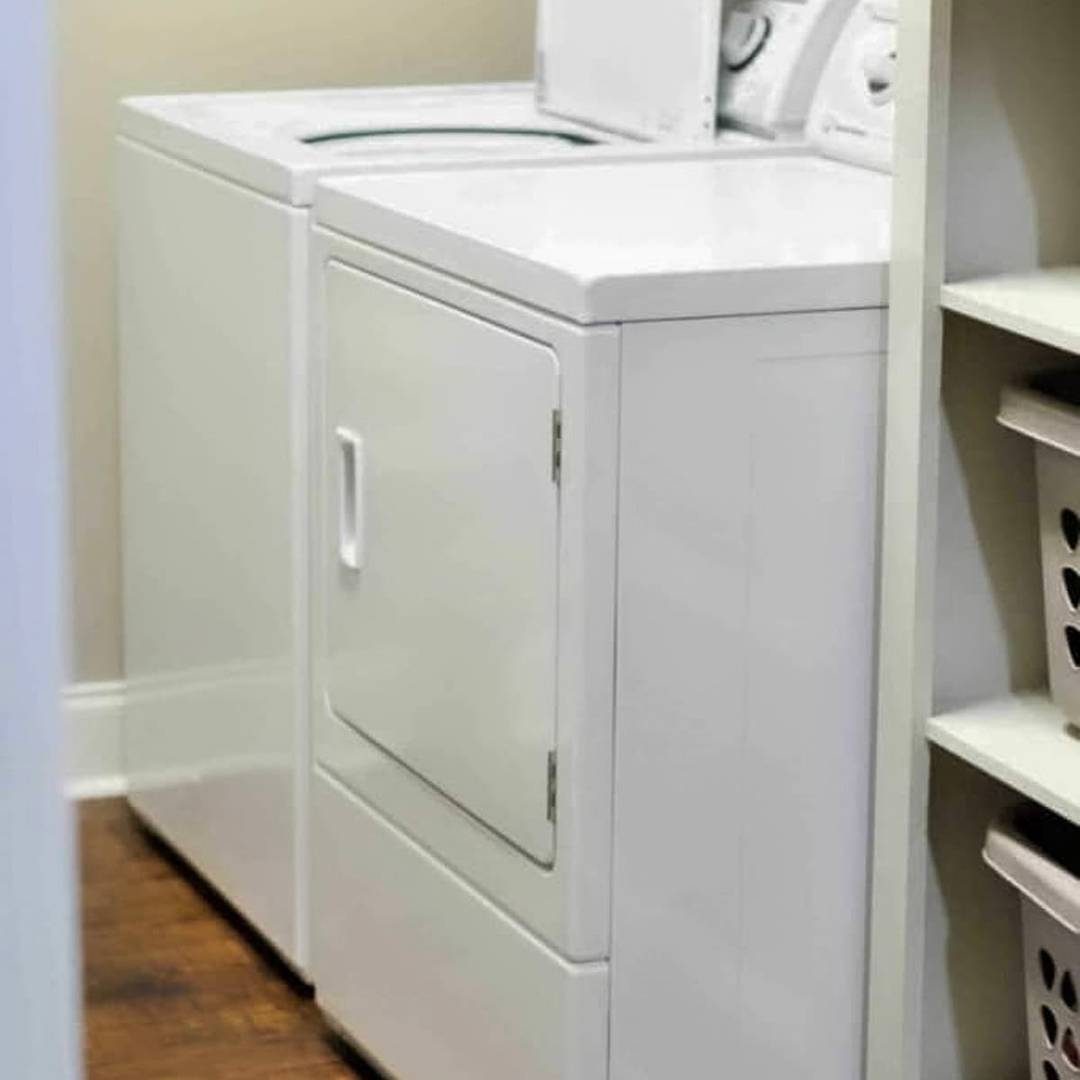 washer and dryer.