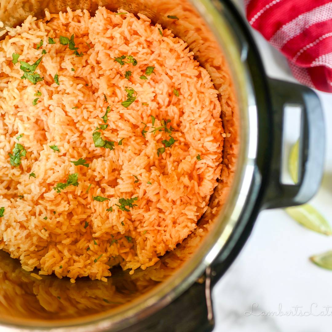 mexican rice in an instant pot.