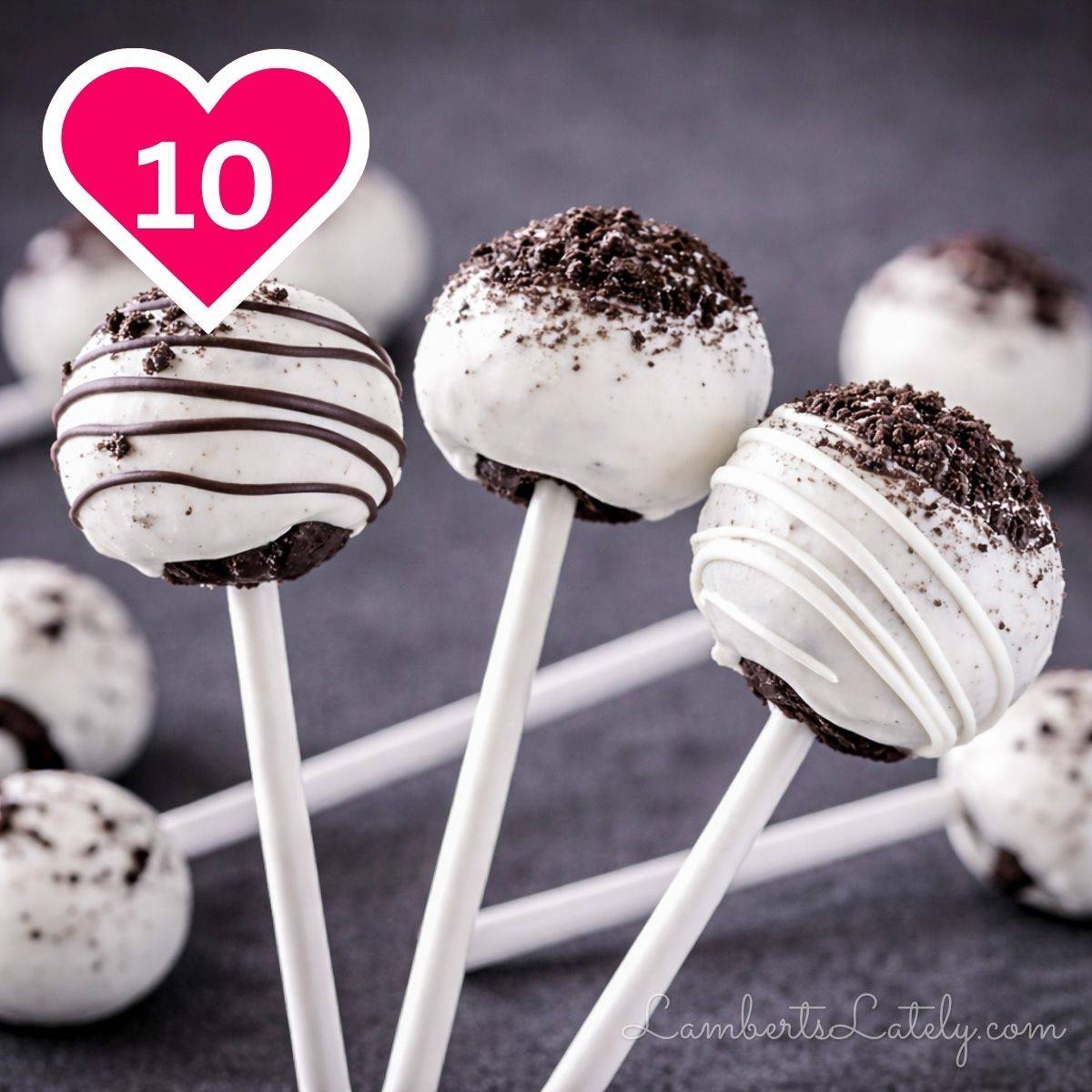 10 - oreo cake pops.