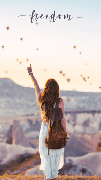 Freedom Travels Nature Girl