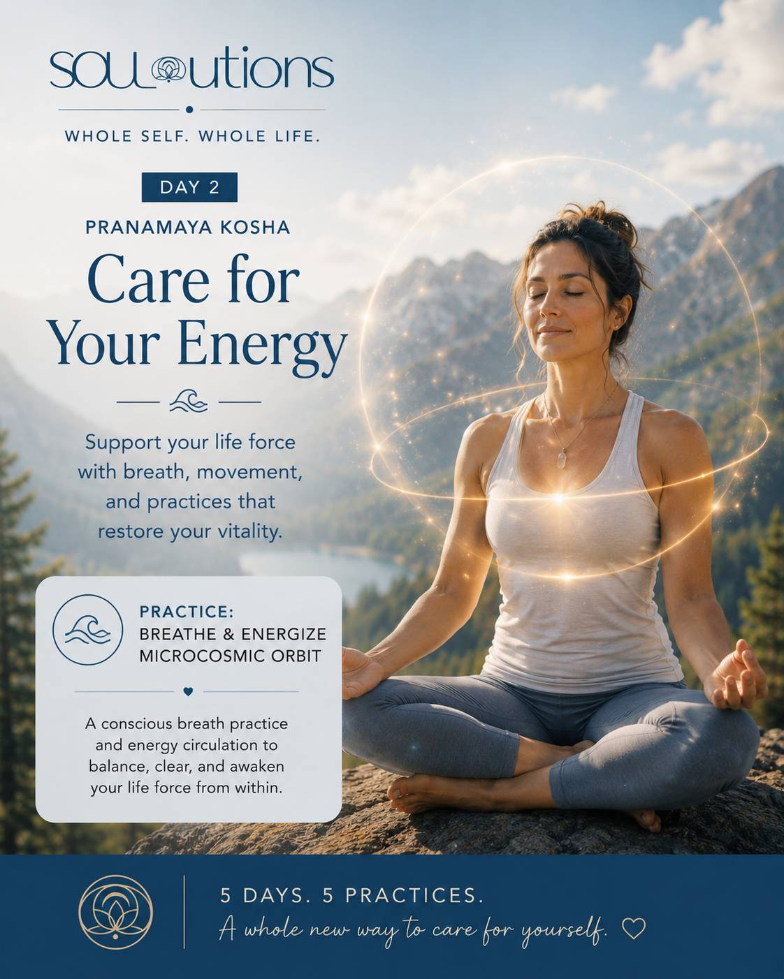 Care for your Energy in the Whole-Self Care 5-day Challenge.
