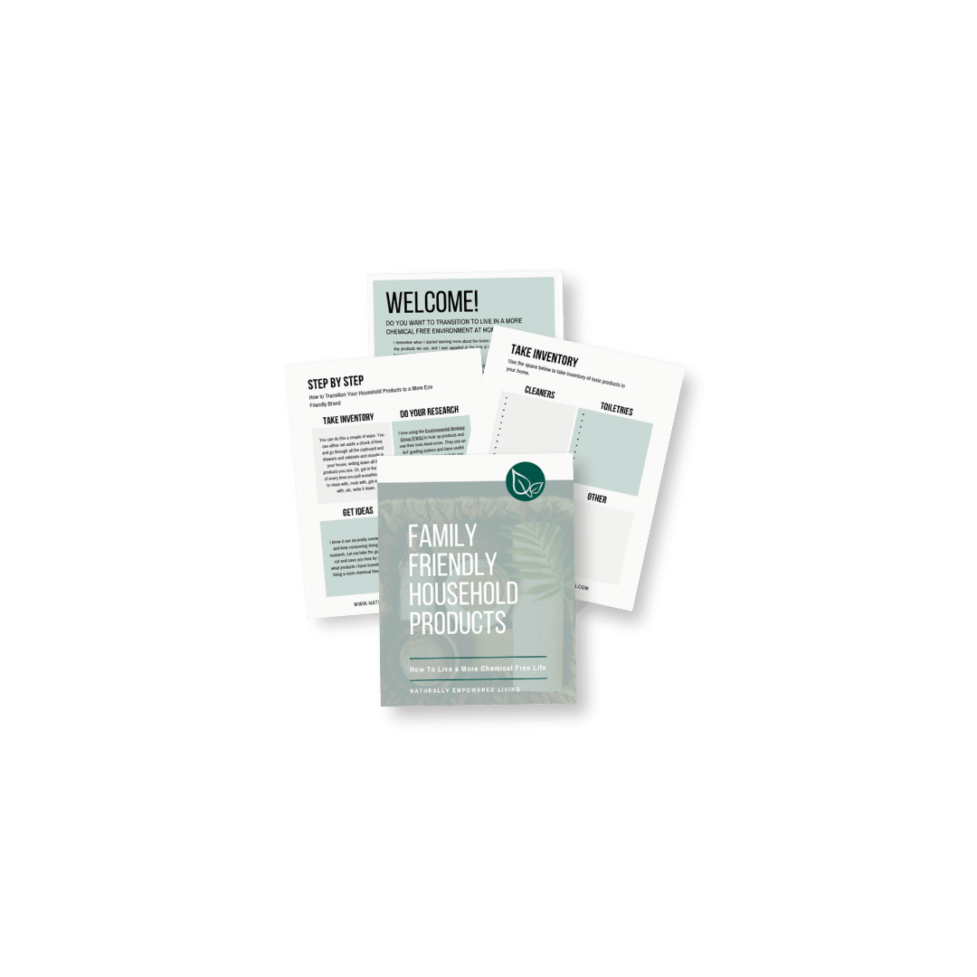 How To Guide on Living a More Chemical Free Life Family Friendly