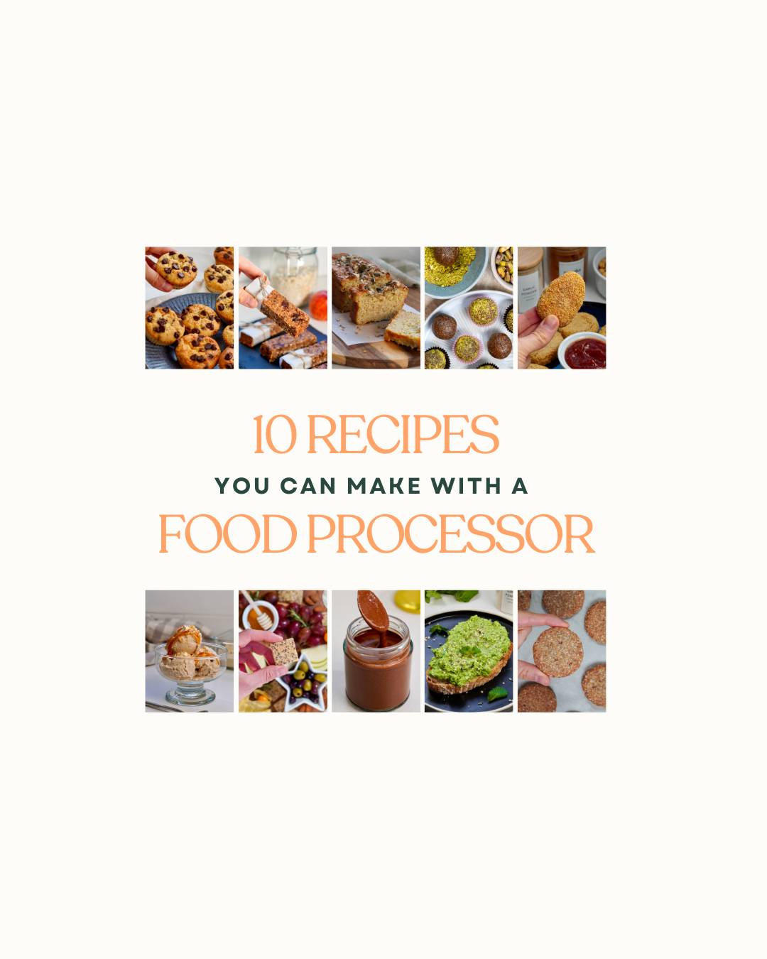 10 recipes you can make with your food processor