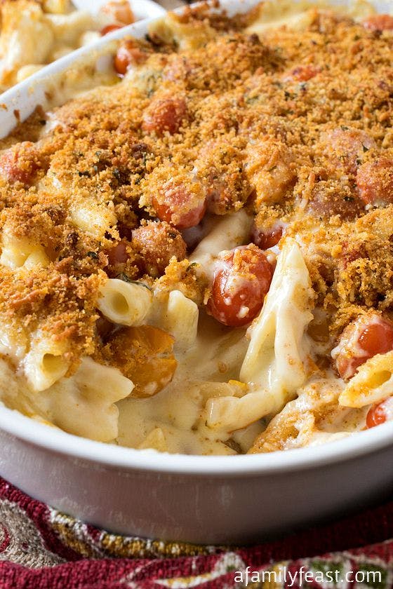 Macaroni & Cheese with Roasted Tomatoes