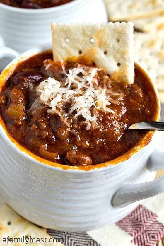 Sweet & Spicy Slow Cooker Chili