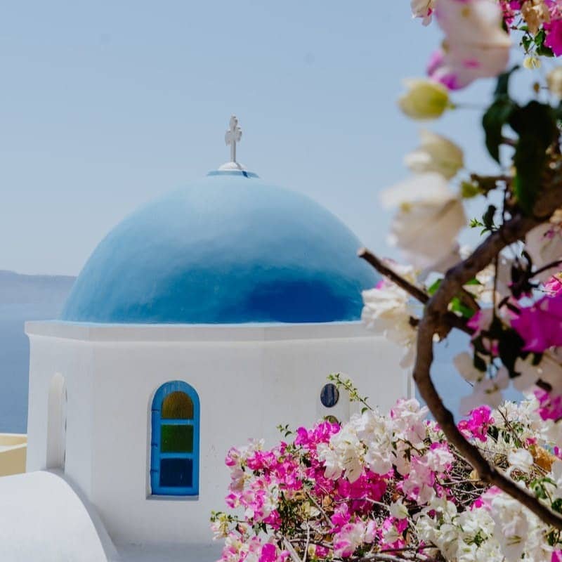 Santorini Dome Chapel, Greece