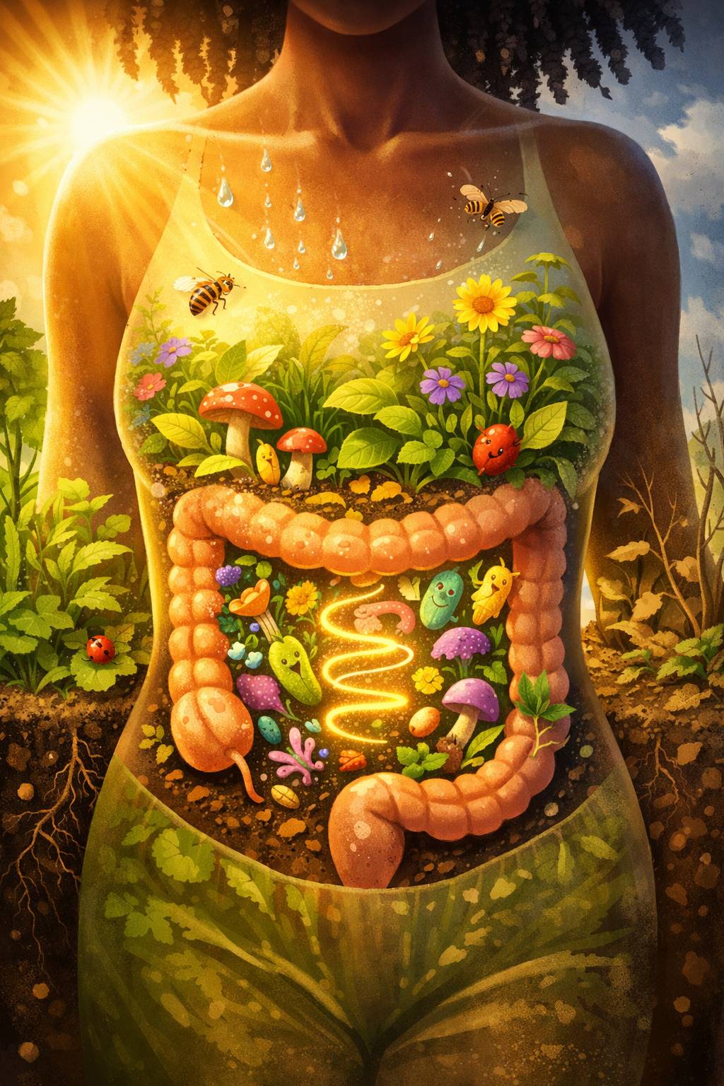 The gut is like a garden.  