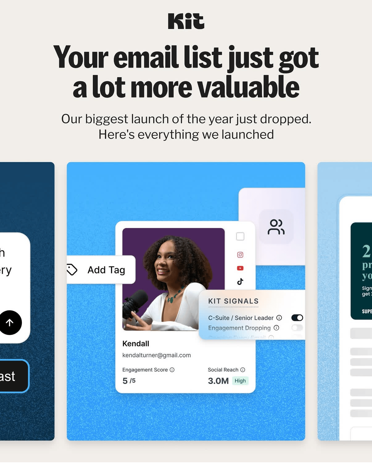 Kit's new features 