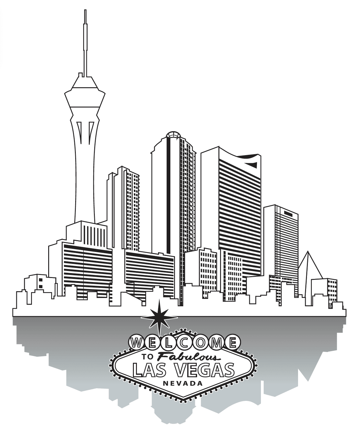 Free Las Vegas Coloring Book Download 