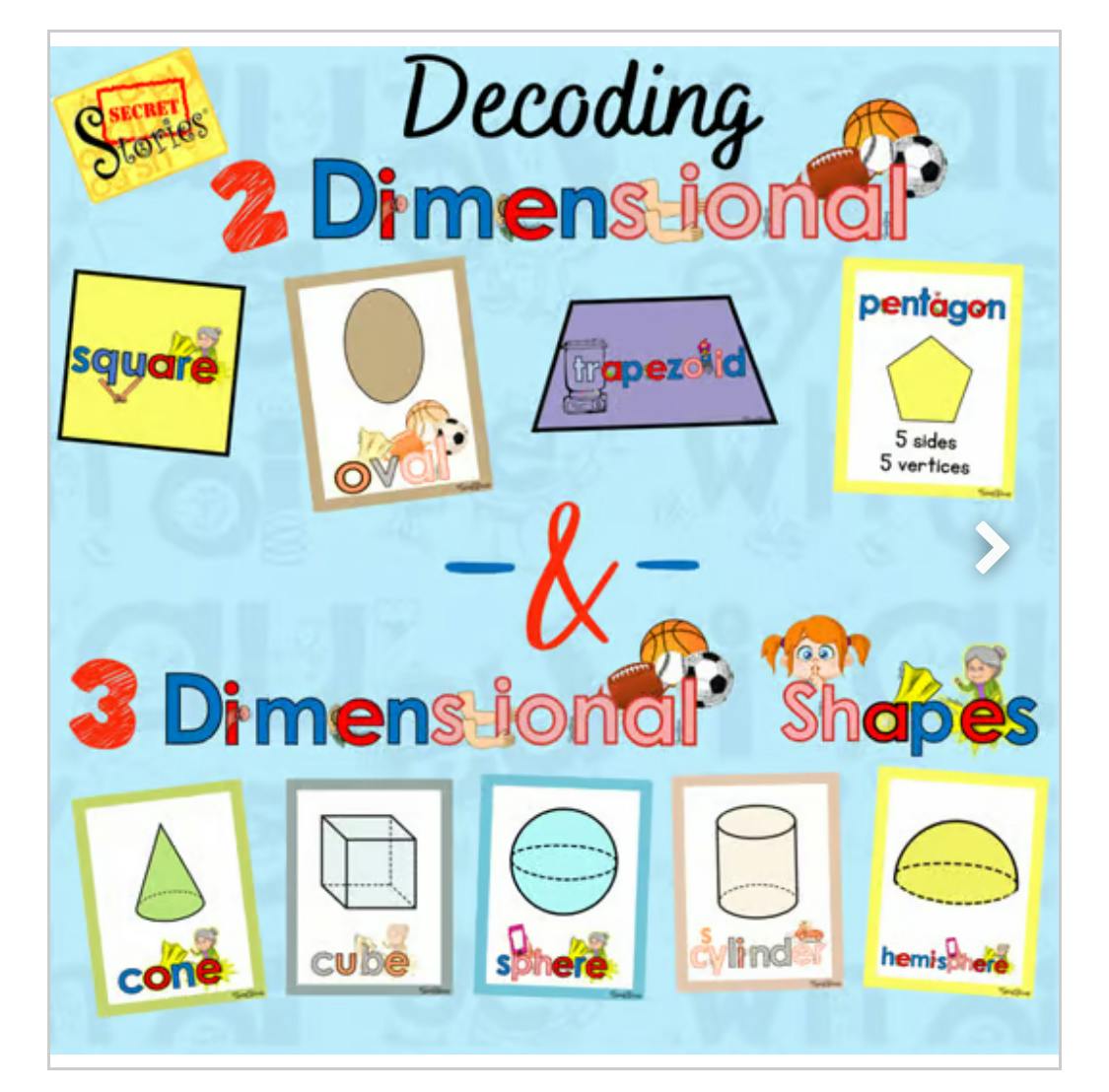 decoding phonics secrets in shapes with secret stories