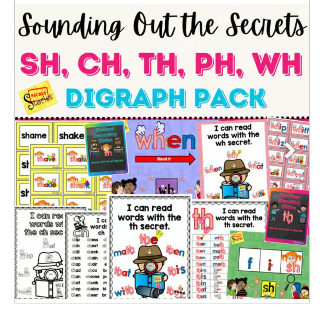 sounding out the secrets with secret stories for digraphs