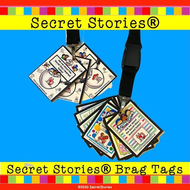 secret stories take home tags