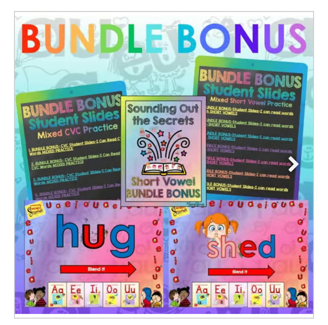 sounding out the secrets short vowel bundle