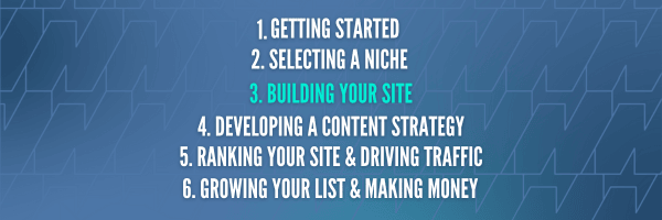 Lesson 3: Building your site