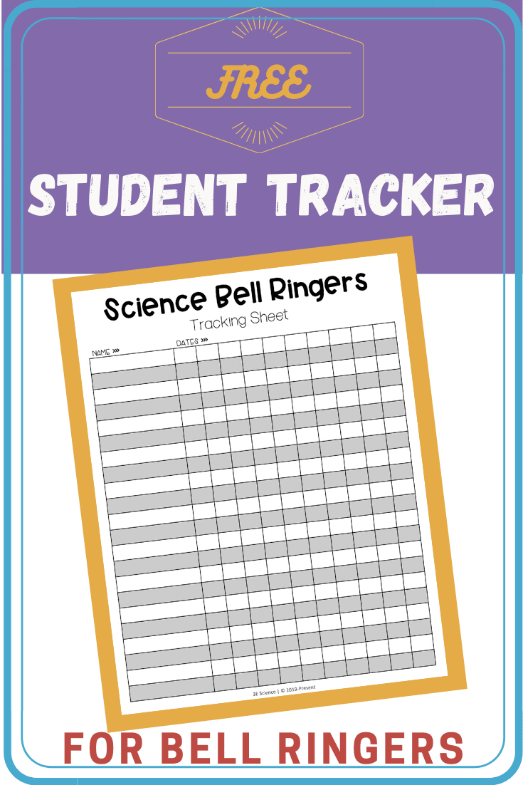 SCIENCE BELL RINGERTRACKING SHEET