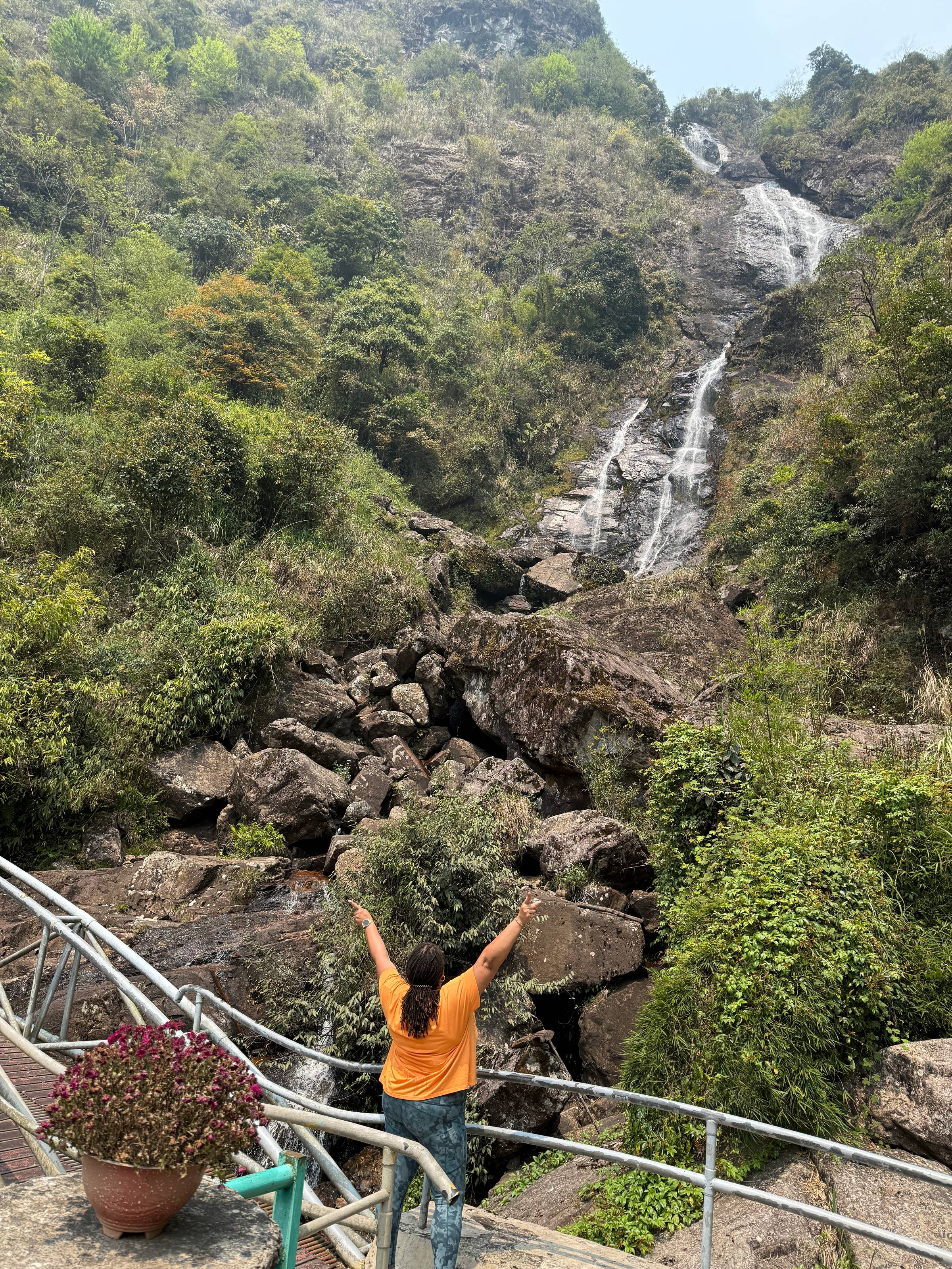 Silver waterfall in Sapa