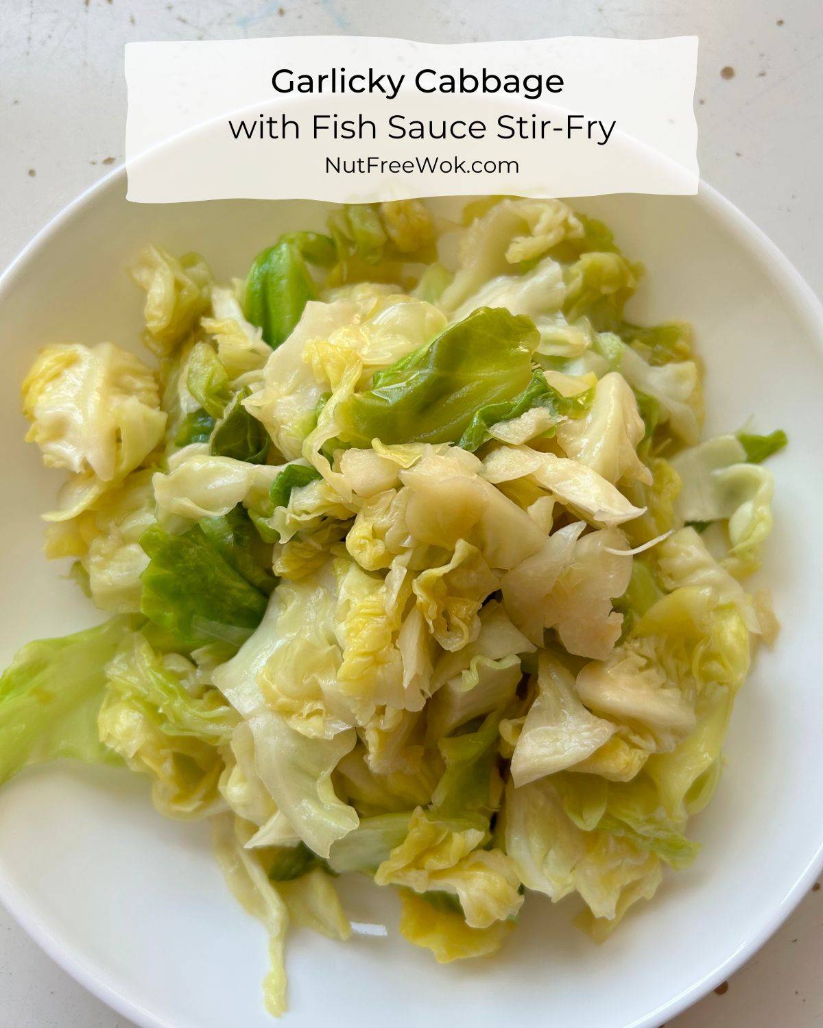 stir fried garlicky cabbage