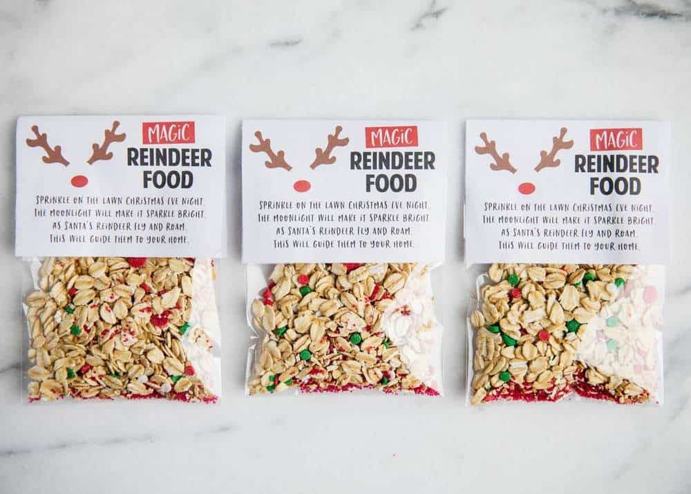 Magic Reindeer Dust: Reindeer Food Poem & Bag Tags for Christmas Eve